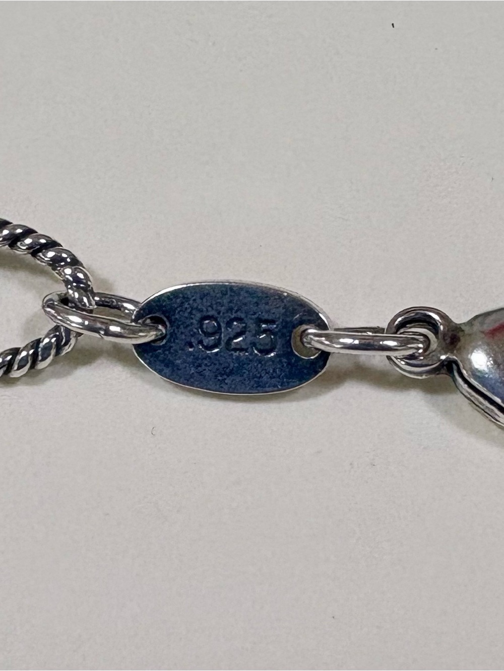 Retired JAMES AVERY Sterling Silver Twisted Rope Link Necklace, 18 inches! - Picture 4 of 7